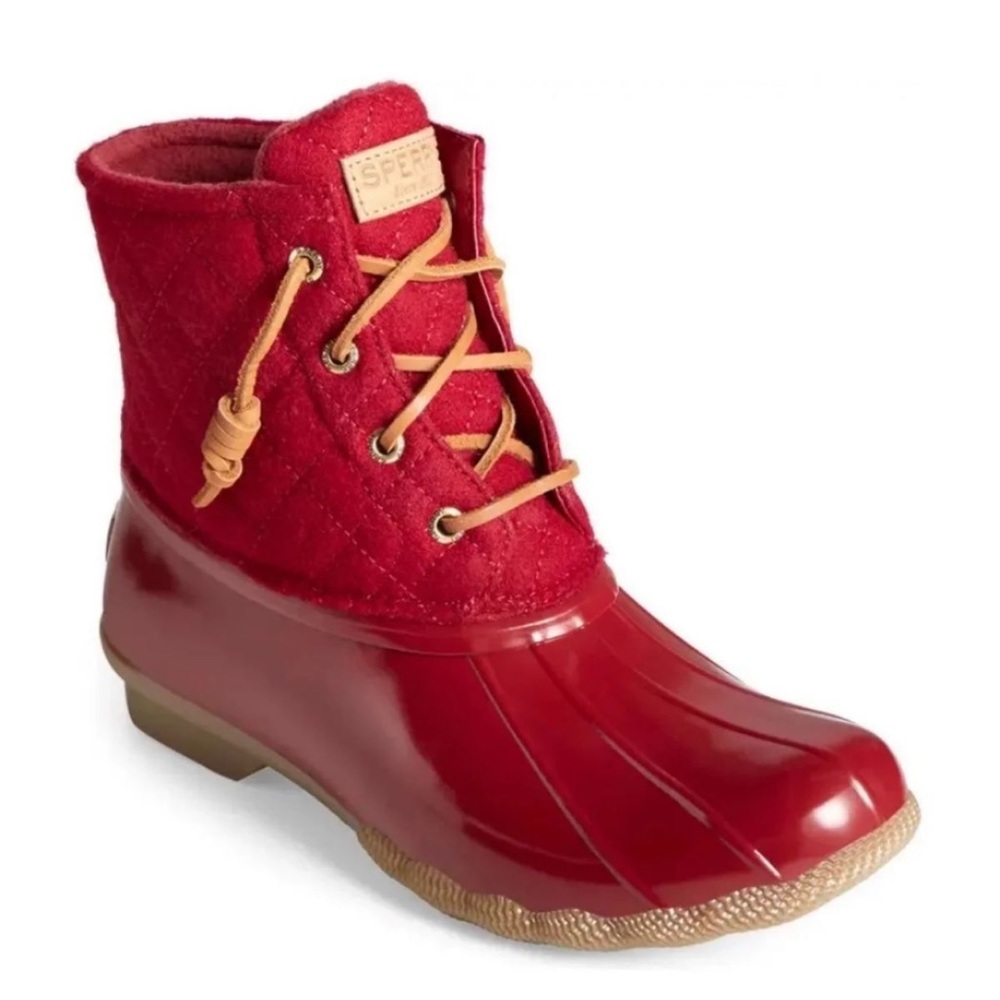 Sperry Saltwater Quilted Waterproof Boot, Size: 8.5